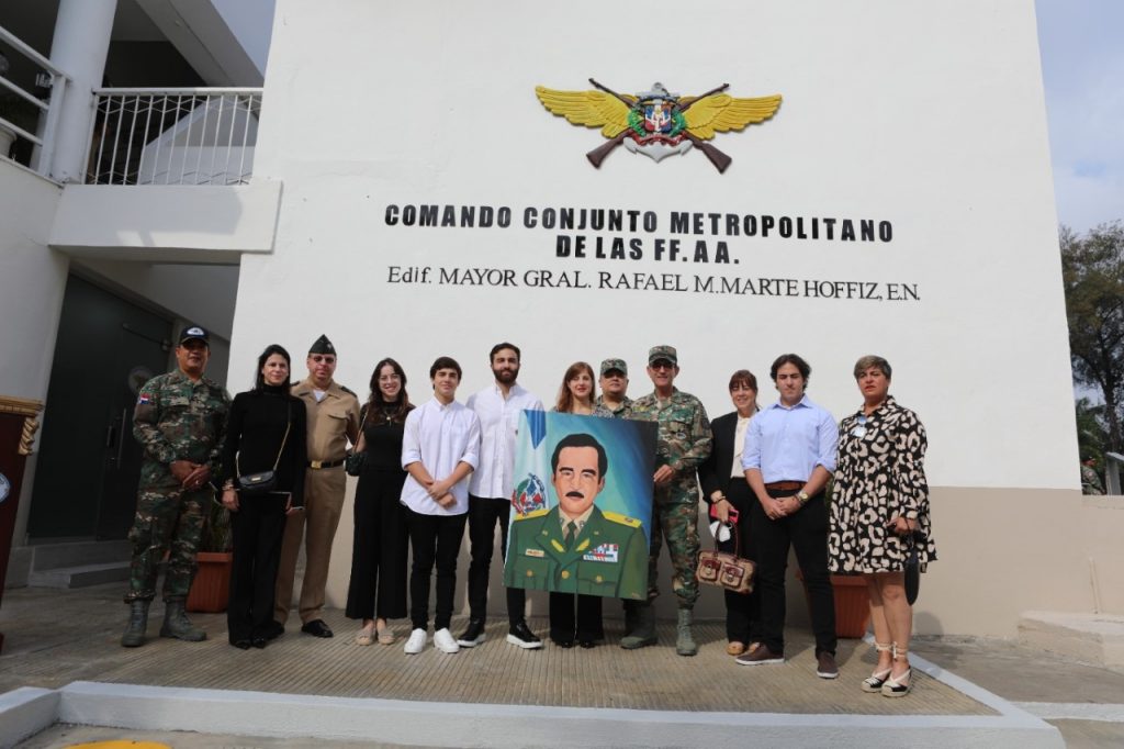Homenaje al mayor general Rafael Mélido Marte Hoffiz EN Inauguran con su nombre edificio del Comando Conjunto Metropolitano FF.AA. 1