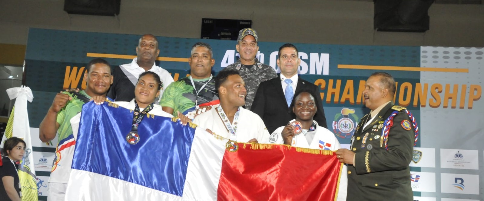 En 41 Mundial de Judo Militar dominicanos ganan medalla de oro y plata 3