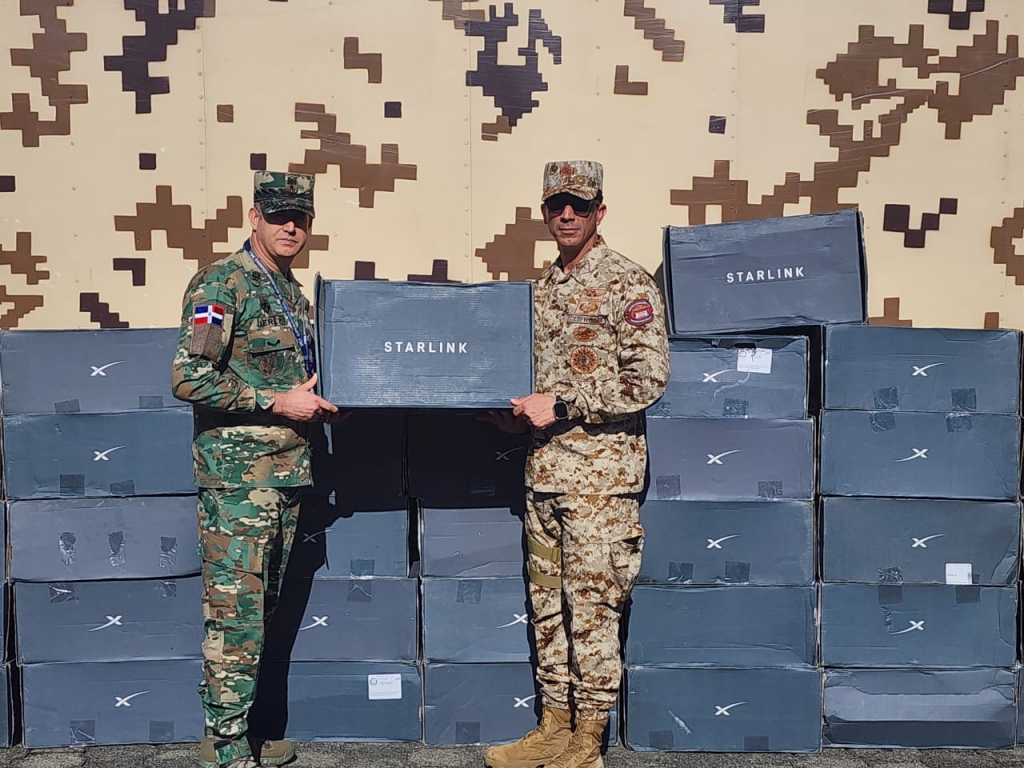 CESFronT entrega antenas starlink a la seguridad militar y policial de Aduanas