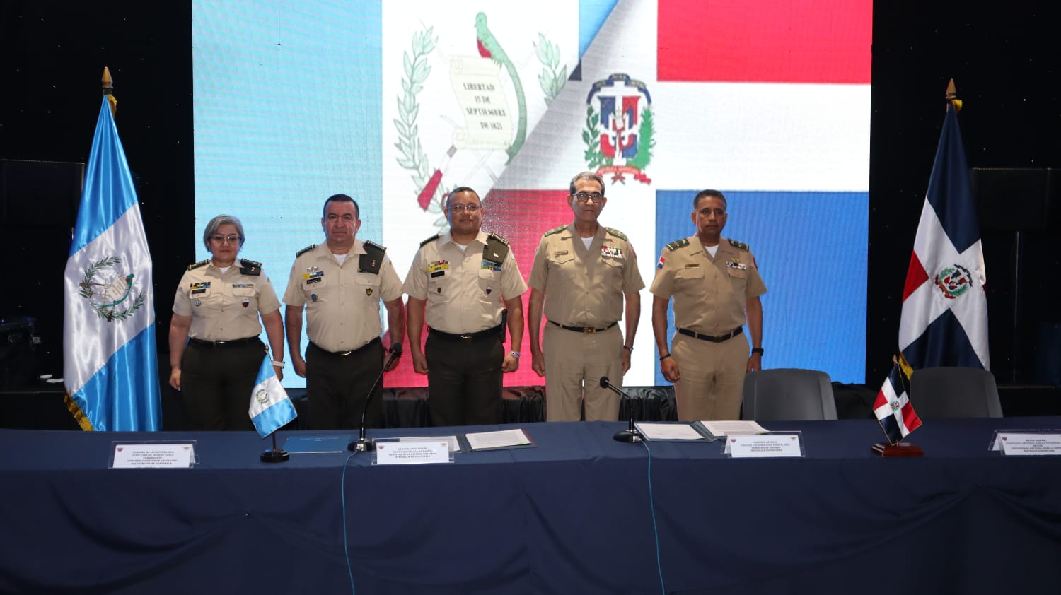 Ministerios de Defensa RD y Guatemala sellan compromiso para expandir en la región formación de civiles y militares en Derechos Humanos 1