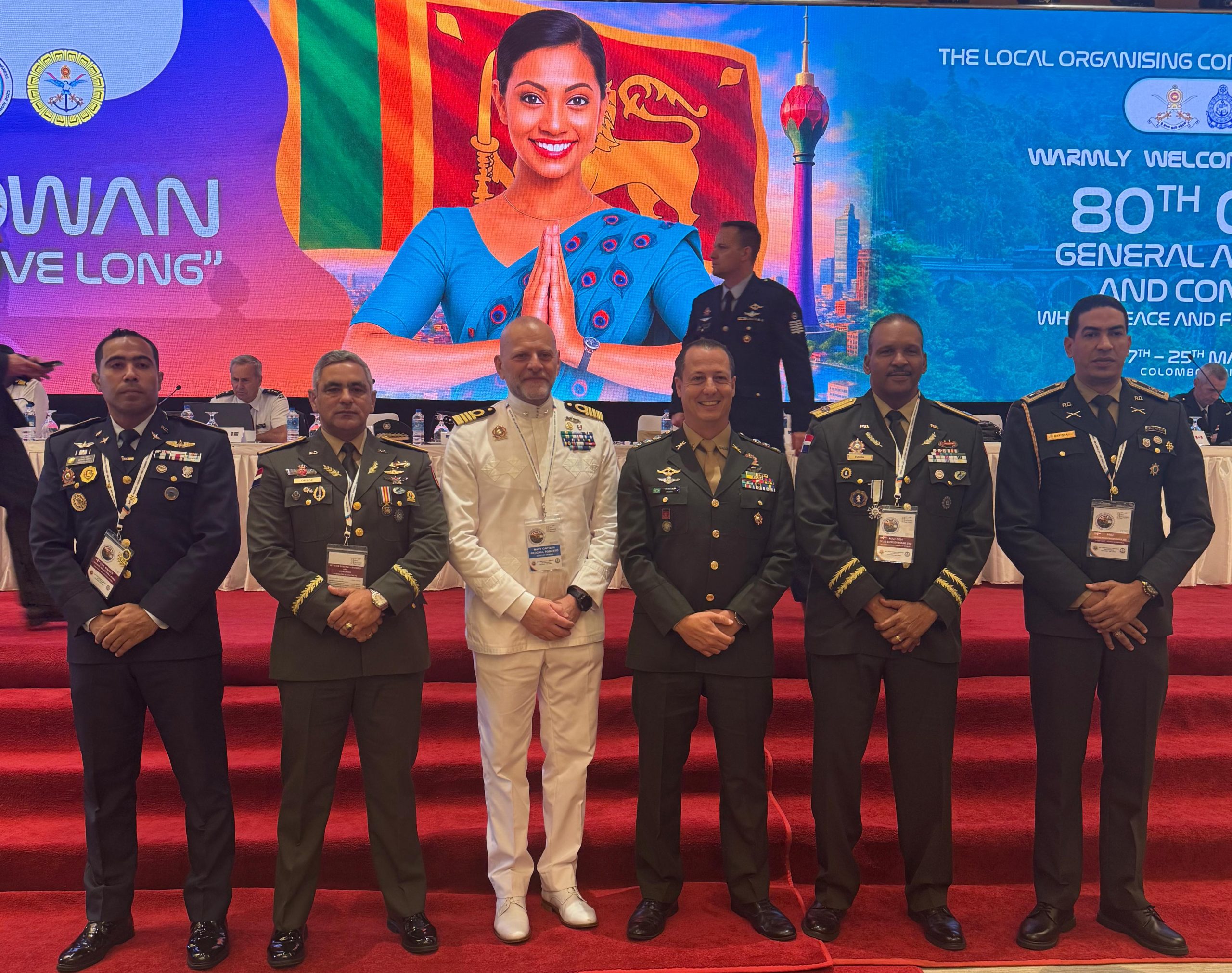El Inspector General de las Fuerzas Armadas encabeza la Reunión Continental de las Américas del CISM en Sri Lanka 7