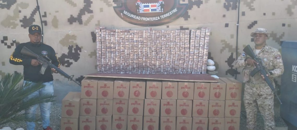 CESFronT detiene nacional haitiano tratando de introducir al país 252,200 unidades de cigarrillos 1
