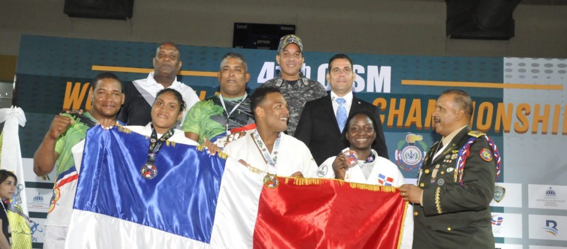 En 41 Mundial de Judo Militar dominicanos ganan medalla de oro y plata 3