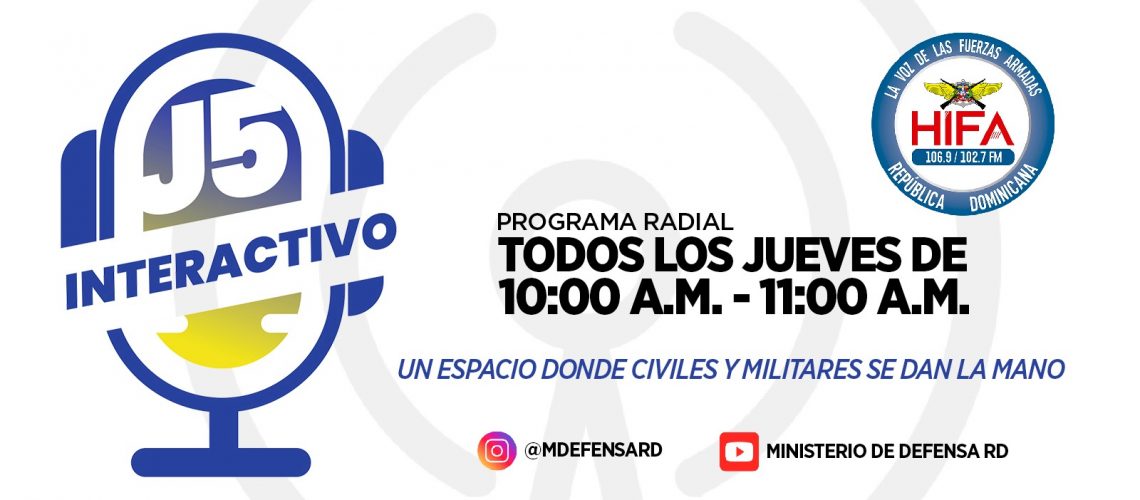 Programa radial del MIDE “J-5 Interactivo” celebra su 4to. Aniversario en el aire abordando temas de interés para la sociedad